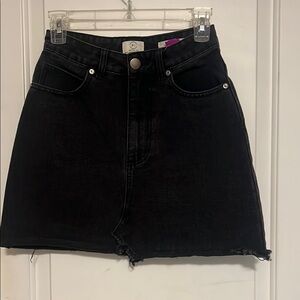 91 Black Jean skirt